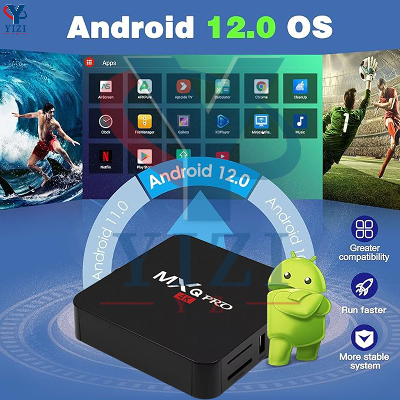 4K HD MXQ Android box tv 10 DVB T2 Digital 1GB + 8GB WIFI Receptor Sintonizador De Mídia Player