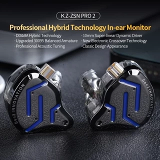 KZ ZSN PRO 2 Tem Fone De Ouvido Em Ferro Fundido Helicoidal Com Fio HiFi De Alta Qualidade Sonora Baixo De Trigo . 0.78 0.75