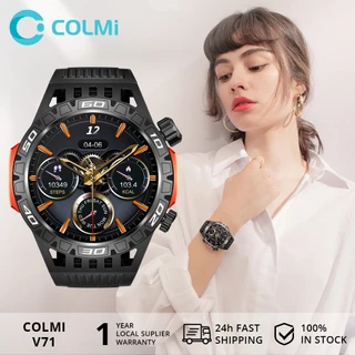 COLMI V71 Lanterna De Smartwatch Relógio Inteligente Homem Bússola 1 ATM À Prova D