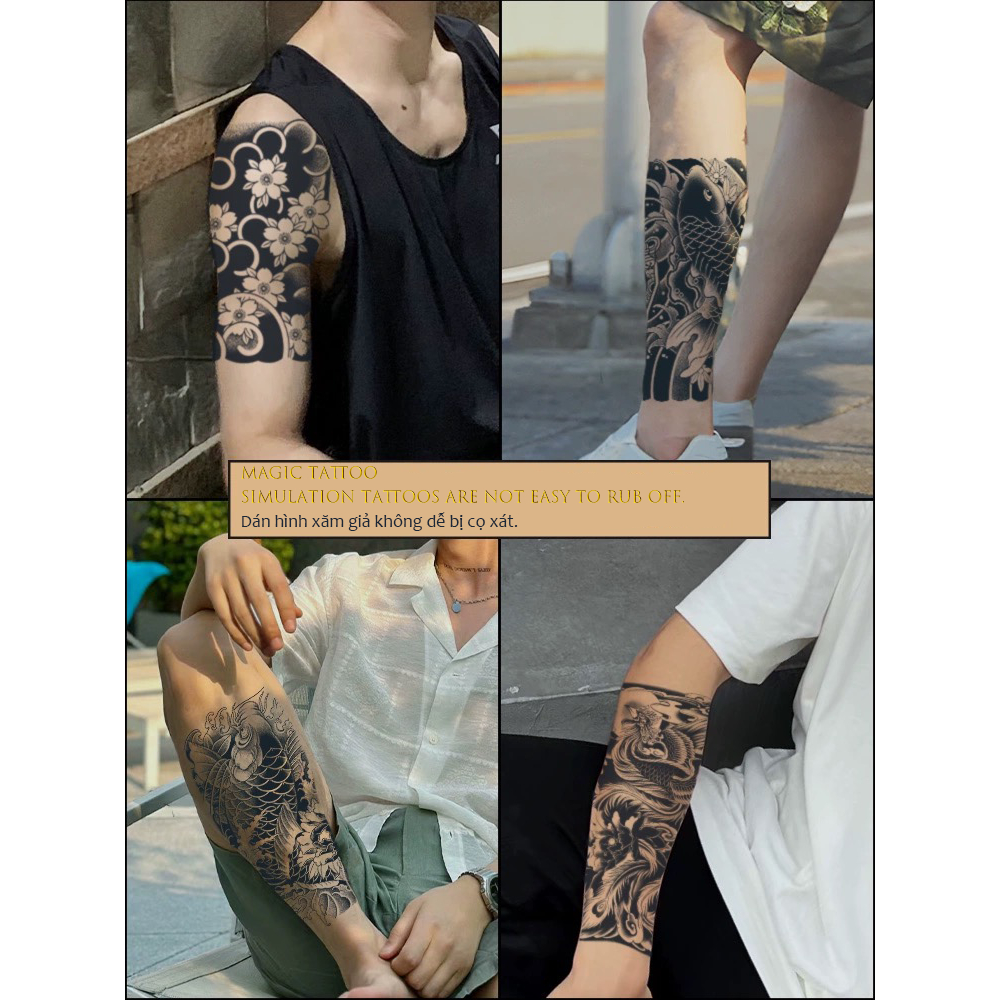 Tradicional Flor De Cerejeira Braço Tatuagem De Ervas Adesivo De Preto  Homens E Mulheres Suco social Meio Pernas Semipermanentes | Shopee Brasil