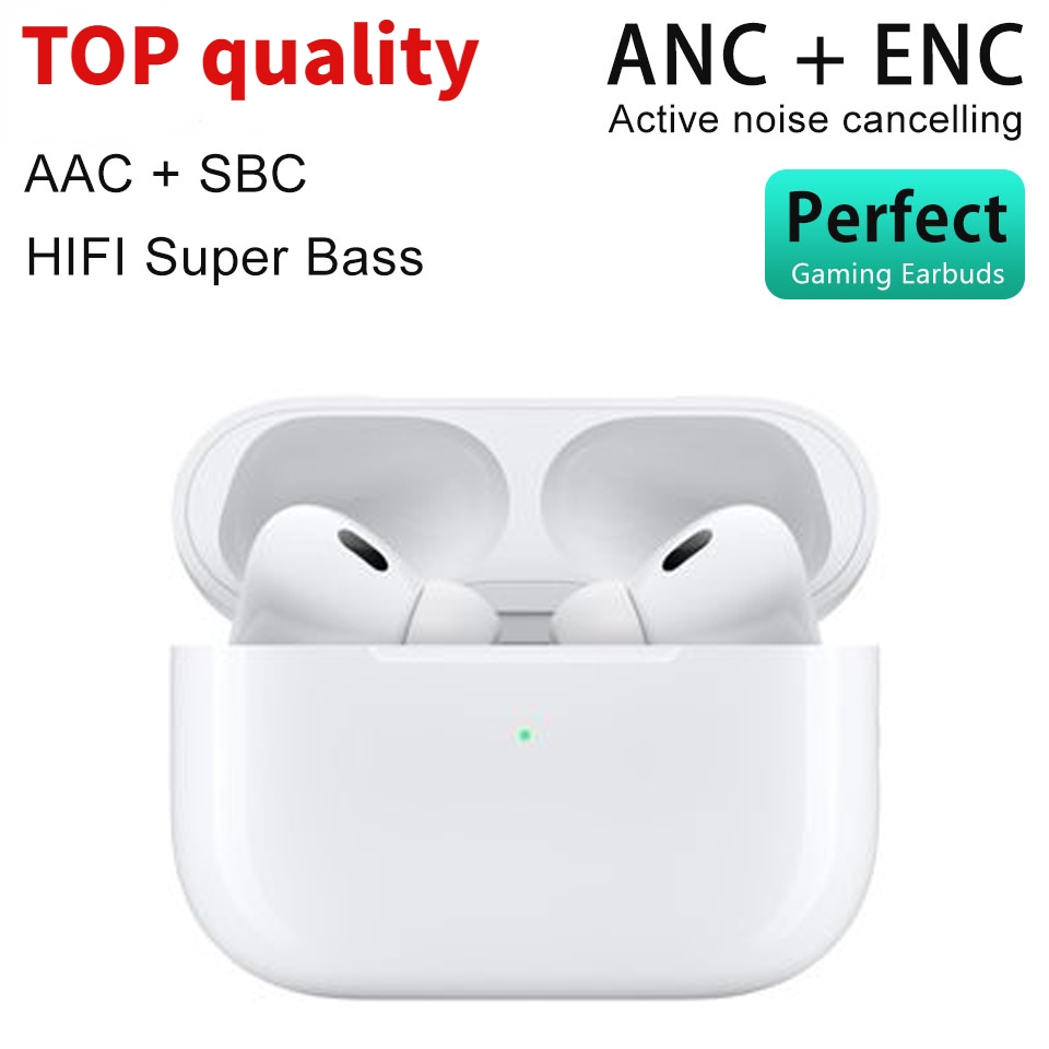 Airpods Pro 3 USB-C ANC + ENC Ruído Profundo Cancelando Fones De Ouvido Bluetooth Sem Fio TWS Alto E Baixo , Áudio Espacial , Rastreamento De Cabeça , Para Jogos Esportivos