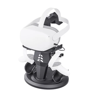 Dock De Carregamento Para Meta Oculus Quest 3 Acessórios Suporte Vertical VR Base De Exibição De Fones De Ouvido Quest2