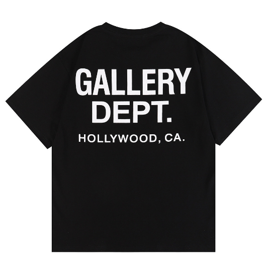 Novo GALLERY DEPT GD Homens Mulheres Camiseta Casual De Manga Curta 0223