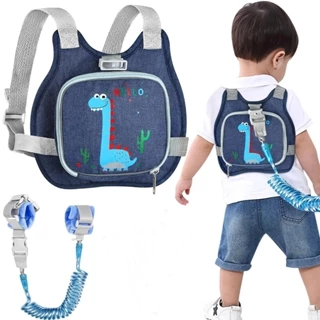 Trela De Pulso Anti-Perda Leash + Elo , Arreio Para Crianças Com , Cinto Assistente Bebês Segurar Bebê Fechado Enquanto Andar 2m De Corda De bungee