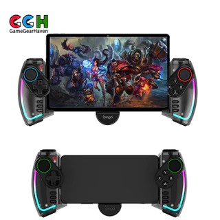PG-9777S Controlador De Jogos Sem Fio RGB Mecânico Para iPhone15/14/13/12 (IOS 13.0 + MFI) Android Smartphone/Tablet/PC/N-SWITCH/PS3 (Sistema android6.0 + Higher