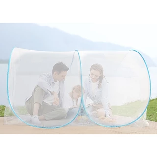 Rede Mosquiteira Dobrável Anti Mosquiteiro Portátil Sem Fundo Tenda De Malha De Camping Dupla Cama De Solteiro Para Meninas Viagens De Tamanho Ajustável