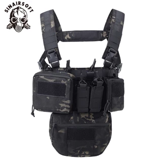 SINAIRSOFT Colete Tático De Nylon Para Jogos De Guerra CS Saco MOLLE Equipamentos De Cintura TCM De Tecido Esticado Alto & Acessório