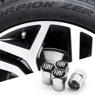 4Pcs/Set Tampas De Válvula De Pneus Alumínio Com Vedação Em Liga De Haste À Prova De Pó Universal Para Fiat Abarth 124 500 Grande Aranha Punto 500C 19296317320