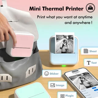 Mini Impressora Portátil De Etiquetas Térmicas De Bolso Sem Fio Bluetooth Android IOS Telefônicas