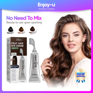 Hot! EELHOE Profissional Creme Para Tintura De Cabelo De Frutas, Pente De Plantas Naturais, Cor Permanente Fácil De Usar Sem Mistura, Adequado Tanto Homens Quanto Mulheres Cobertura 100% Cinza unissex