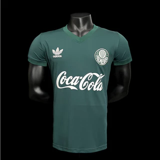 Retro 1980 Palmeiras home Camisa De Futebol De Manga Curta Thai Versão 1 : 1