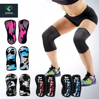 1 Pcs 7mm Joelheiras De Compressão/Neoprene/Suporte De Joelho/Treino/Crossfit/Bodybuilding