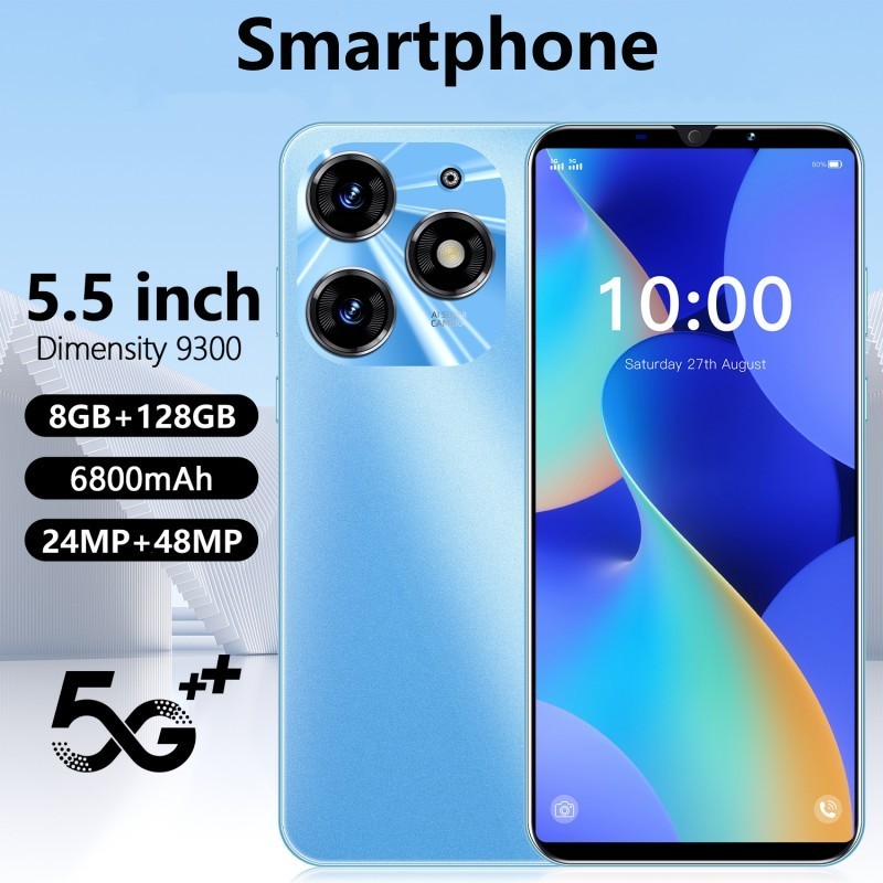 Celular 5,5Polegadas 8GB+128GB Smartphone
