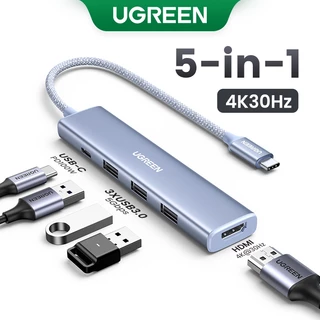 UGREEN USB C HUB Tipo A 4K 30Hz HDMI PD100W 3.0 Adaptador Multifuncional Dock Para iPad Pro , MacBook Air , Xiaomi DELL
