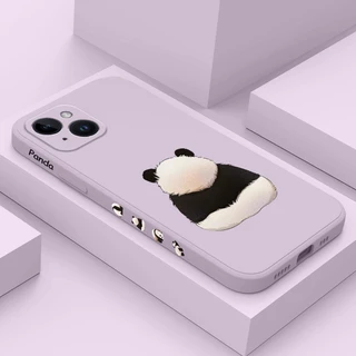 Capa Petite Panda Phone Para IPhone 15Pro 15 14 13 12 Pro Plus Max Mini 14ProMax 5G De Moda Design Criativo