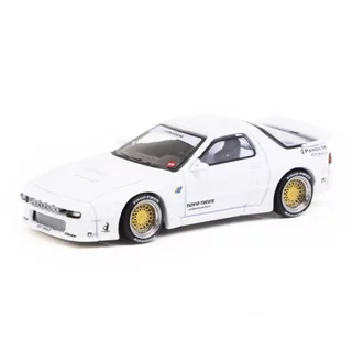 Tarmac Works T64R-066-WH 1/64 PANDEM MAZDA RX-7 FC3S Modelo De Escala Branca DIECAST