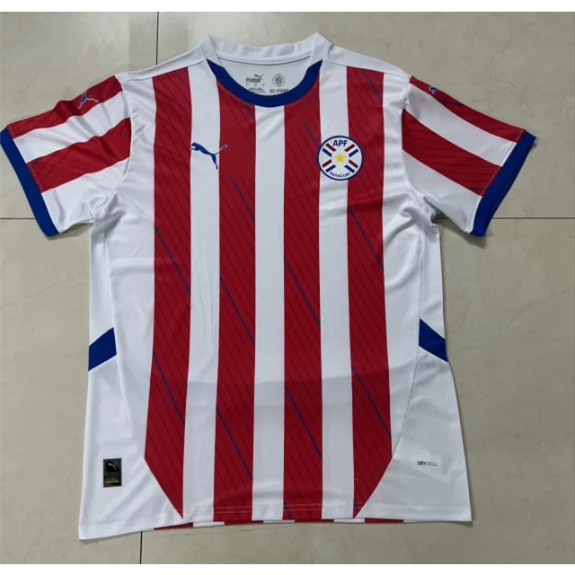 2024 Paraguay Soccer Jersey 2024 Copa América Camisa De Futebol Longe Kit
