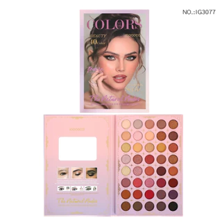 Ready Stock Beauty Padrão 40 Color Pearl Matte Eyeshadow Maquiagem Placa De Aniversário Presentes De Férias