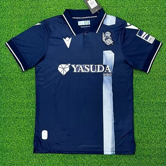 24-25 Real Sociedad Away Time Shirt Futebol Alta Qualidade Camiseta De Futebol