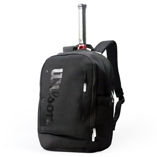 Bolsa esportiva Wilson Tennis Bag French Net Co-Branded Independent Shoe Warehouse Grande Capacidade Homens Mulheres Mochila