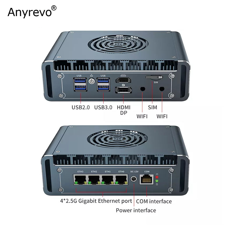 Mini PC Sem Ventilador Lago Mais Velho Intel Core i7 1265U i5-1235U ...
