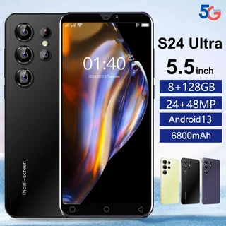 Celular Android S24ultra Smartphone 5,5 Polegadas 8GB + 128GB Celular Barato