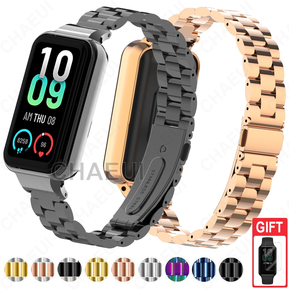 Pulseira De Substituição De Metal De Aço Inoxidável Para Amazfit Band 7