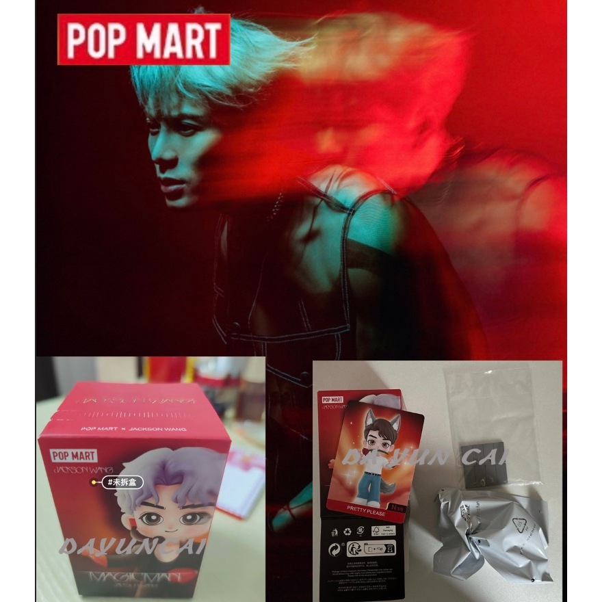 Figuras Genuínas da Série POPMART JACKSON WANG Magic Man BLIND BOX ...