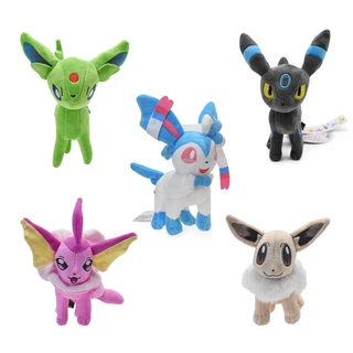 Pokemon Plush Umbreon Espeon Vaporeon Eevee Sylveon Boneca De Pelúcia Fofa Recheada Para Crianças