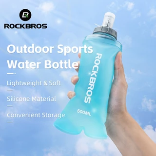 ROCKBROS Bicicleta Garrafa De Silicone Para De Corrida Esportiva Ao Ar Livre 500 ML PP Água Portátil Saudável Dobrável Nosso Equipamento De Porta