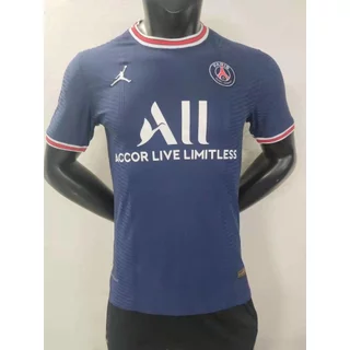 [Versão Jogador] 2122 Paris Throw Germain Home Camisa De Manga Curta Masculina De Alta Qualidade S-XXL