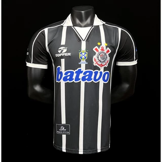 Retro Corinthians 1999 Fora Camisa De Futebol Masculino Esportiva Thai Versão 1 : 1