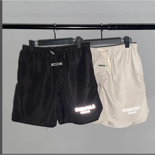 High Street Essentials Linha Dupla Linha de Essenciais Carta Reflexiva Calções de Nylon