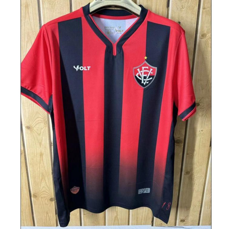 Camisa masculina 2024/25 Vitória Camisa da Time moletom camiseta futebol personalizada jersey