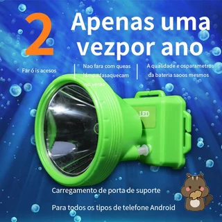 Mergulho em acampamento ao ar livre Holofote De Cabeça De Alta Potência IPX8 150m Prova D'água Super Brilhante Lanterna de cabeça Led recarregavel USB JX-03