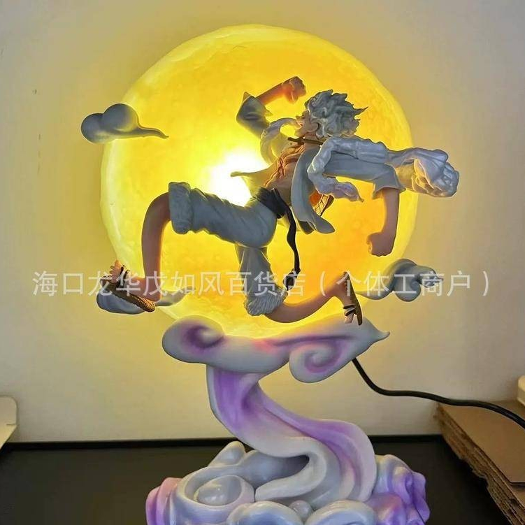 Série One Piece Benyue Nical Luffy Moon Nical Luffy Ornamentos Luminosos Nical Luffy Seleção de Figuras