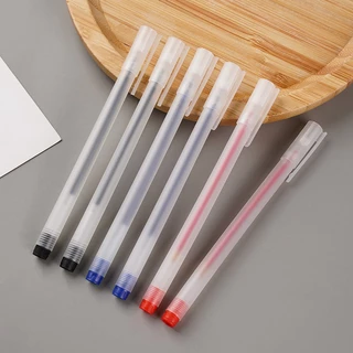 Caneta Gel Transparente Simples Material de Papelaria para Estudantes WJ222