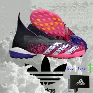 Botas De Futebol Da Sociedade De Couro Masculino PREDATOR FREAK . 1 TF Socyte Football Sneakers Tamanho Original : 36-45