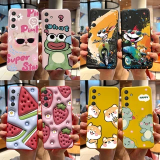 Para Samsung Galaxy A35 A55 5G Capa Telefone Proteção Popular De Desenhos Animados De Silicone Macia A 35 55 5G Shell
