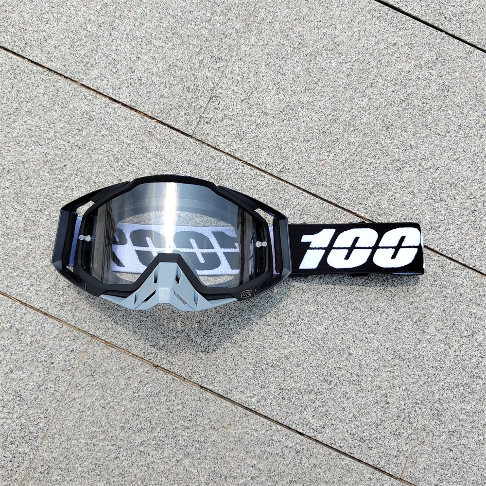 ウェア 100% THE RACECRAFT + MX CB GOGGLE 100 % Racecraft MX Goggles Motocross Capacete Óculos ATV Proteção