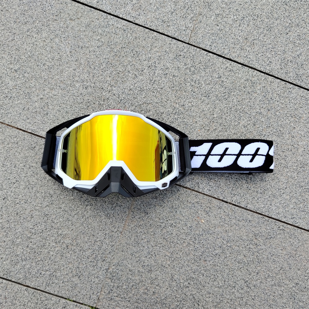 ウェア 100% THE RACECRAFT + MX CB GOGGLE 100 % Racecraft MX Goggles Motocross Capacete Óculos ATV Proteção