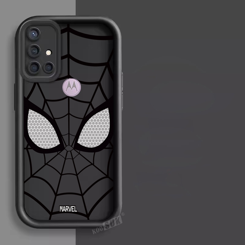Caixa Para Moto Motorola G30 G20 G10 Power Spiderman Anime Padrão Capa Protetora De Silicone Telefone