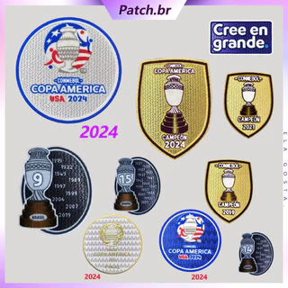 Distintivo de futebol da Copa Americana de 2024 [Copa Americana] Patch de futebol [Campeão] Patch de honra
