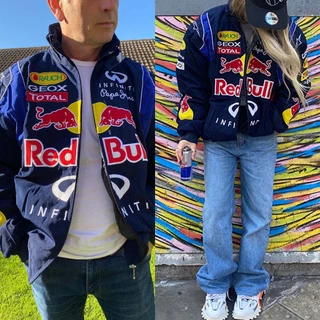 【 Immediate Navio 】 2024 Nova Jaqueta Red Bull Vintage Racing