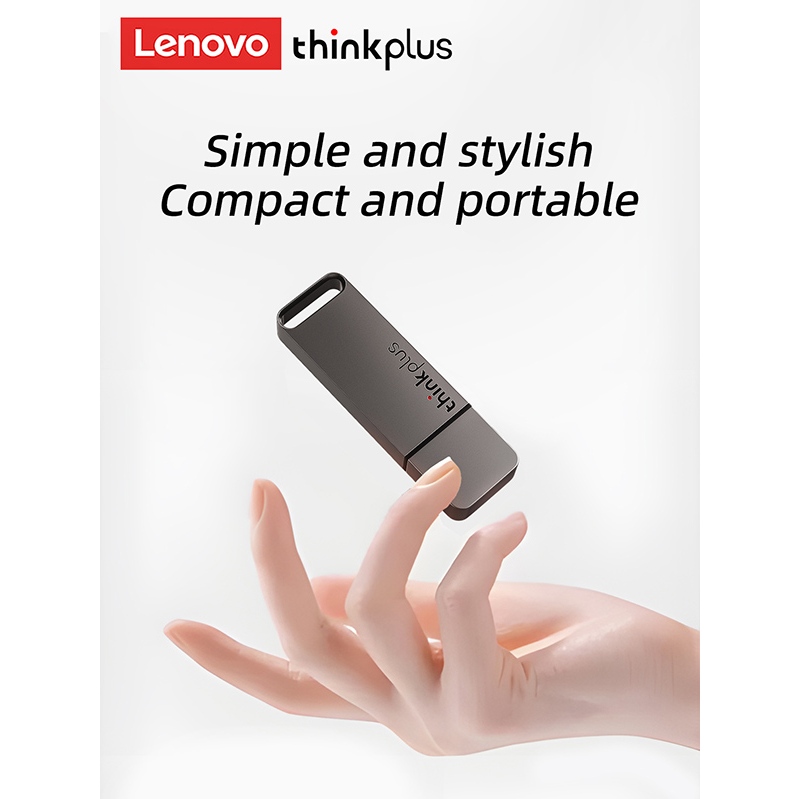 Lenovo-Thinkplus Pen Drive USB 3.1 Chave De Disco U 3.1 32GB 64GB 128GB ...