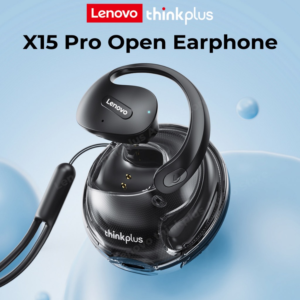 Lenovo X15 Pro OWS Fone De Ouvido Bluetooth Sport Com Mic Estéreo Sem Fio HiFi À Prova D'água