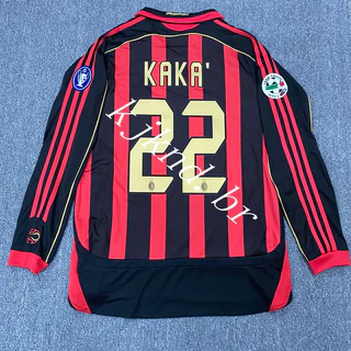 MALDINI 0607AC Camisa De Futebol De Milão INZAGHI