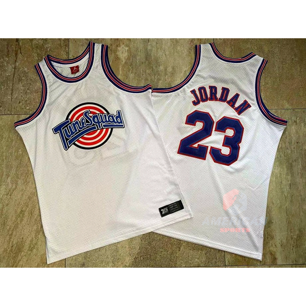 Masculino Camisa NBA Chicago Bulls 23 Michael regata Space Jam Camiseta Branco Regata De Basquetebol Jersey