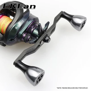 EKFan Comprimento 130MM Alça De Carretel De Pesca De Fibra De Carbono Para 8x5/7x4mm abu Daiwa Shimano Isca De Arremesso