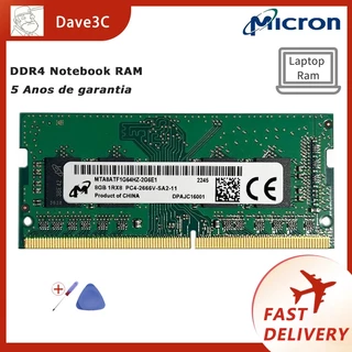 Micron ddr4 Memória Para Notebook 4gb 8gb 16gb 3200 2666 2400 2133mhz RAM